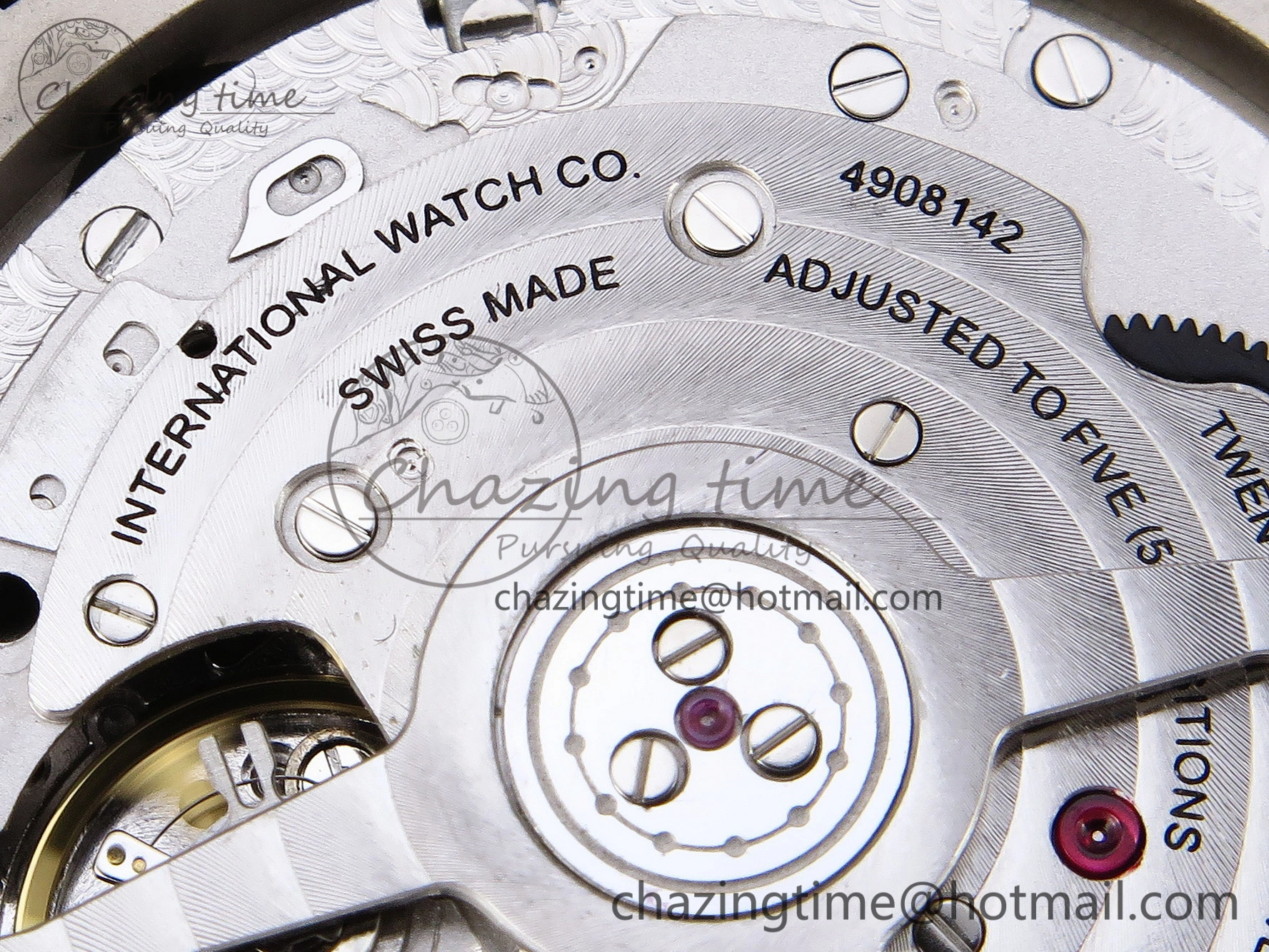 Mark XVIII Top Gun “SFTI” Black Ceramic IW324712 ZF 1:1 Best Edition on Green Nylon Strap A32111