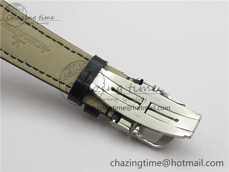Master 1238420 SS ZF 1:1 Best Edition Silver Dial on Black Leather Strap A899 1