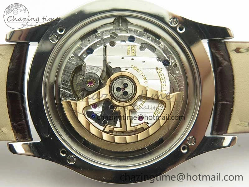 Master Calendar OMF 1:1 Best Edition Gray Textured Dial on Brown Leather Strap A866