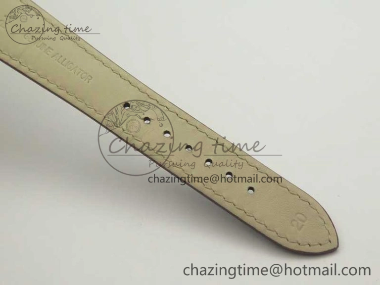 Master Calendar OMF 1:1 Best Edition Gray Textured Dial on Brown Leather Strap A866