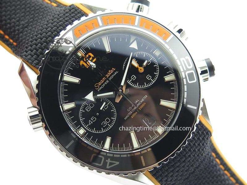 Master Chronometer 45mm SS JHF Black Dial On Nylon Strap A9900