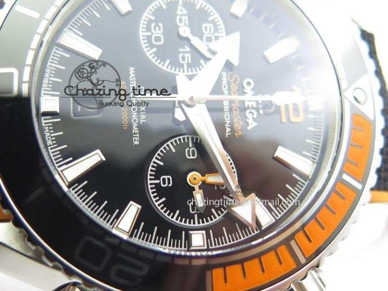 Master Chronometer 45mm SS JHF Black Dial On Nylon Strap A9900