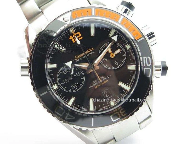 Master Chronometer 45mm SS JHF Black Dial On SS Bracelet A9900