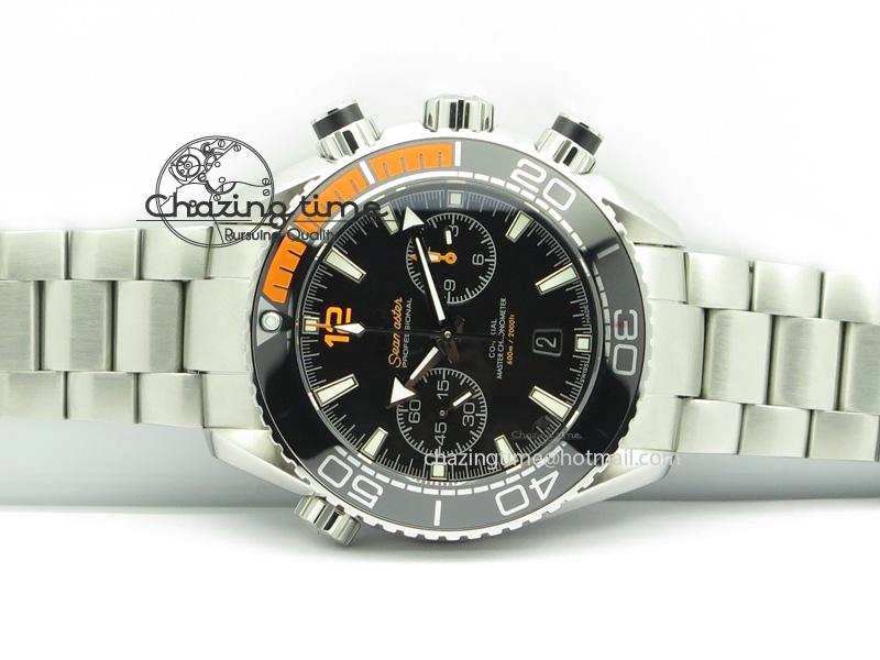 Master Chronometer 45mm SS JHF Black Dial On SS Bracelet A9900