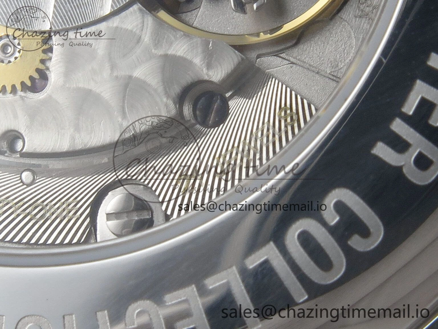Master Collection 40mm SS AF 1:1 Best Edition Gray Roman Dial on Brown Leather Strap A2892