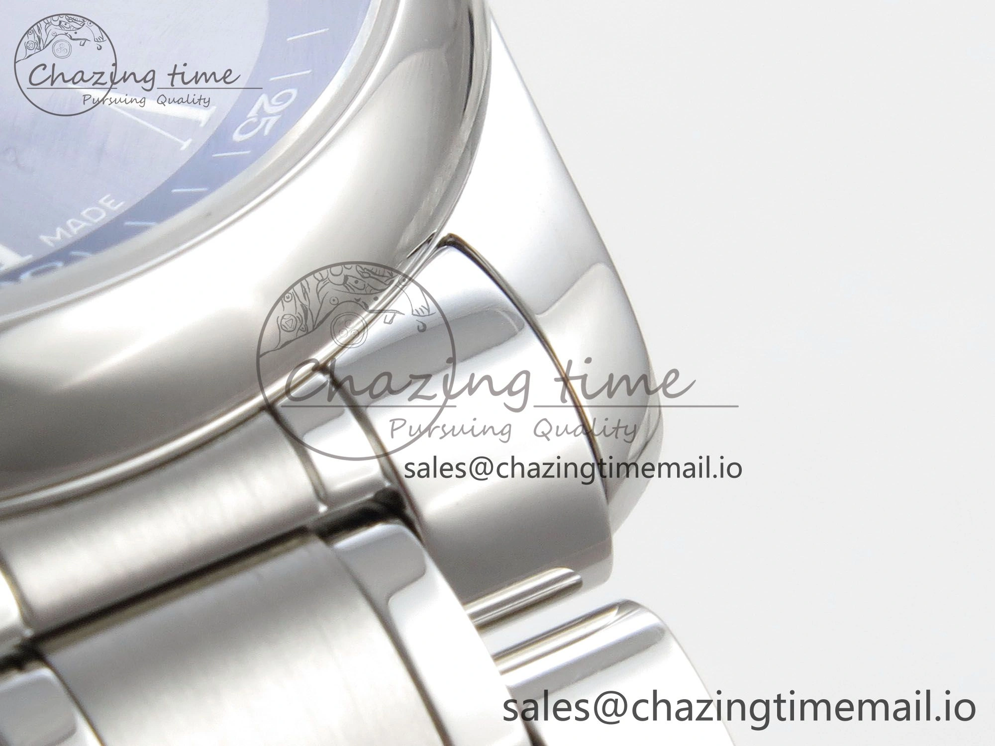 Master Collection 40mm SS AF 1:1 Best Edition Gray Roman Dial on Stainless steel bracelet A2892