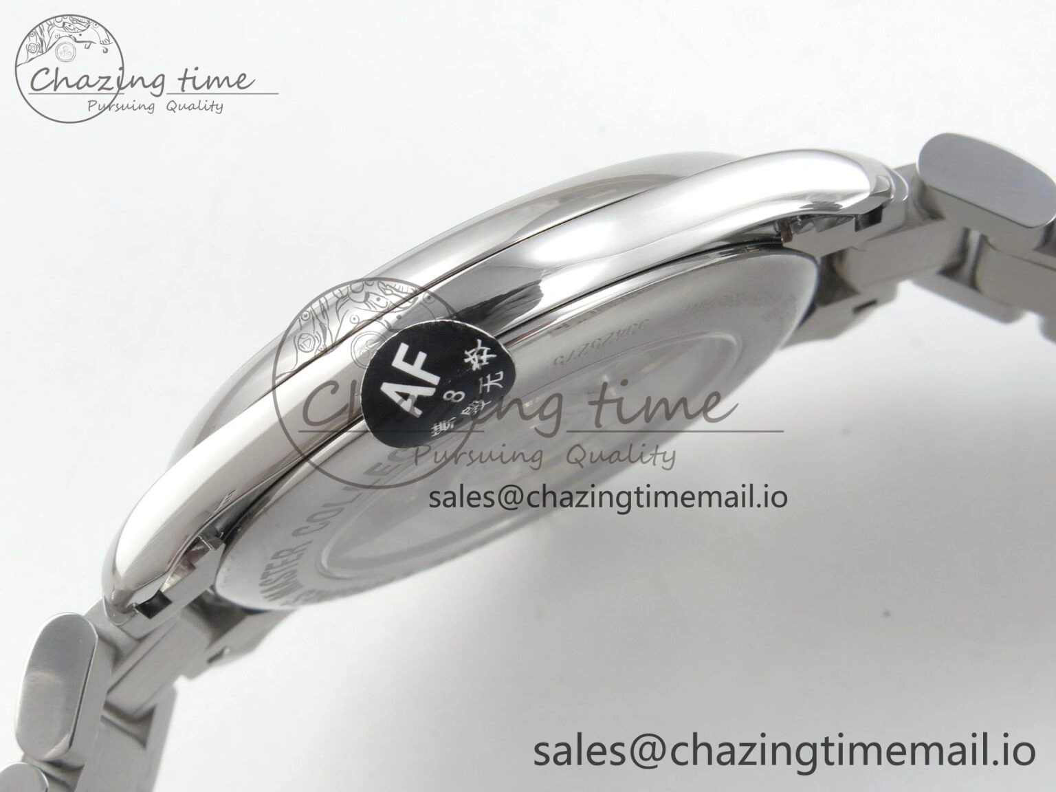 Master Collection 40mm SS AF 1:1 Best Edition Gray Roman Dial on Stainless steel bracelet A2892