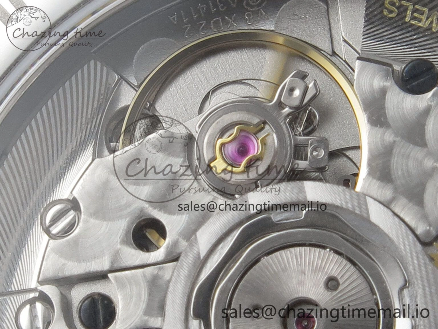 Master Collection 40mm SS AF 1:1 Best Edition Gray Roman Dial on Stainless steel bracelet A2892