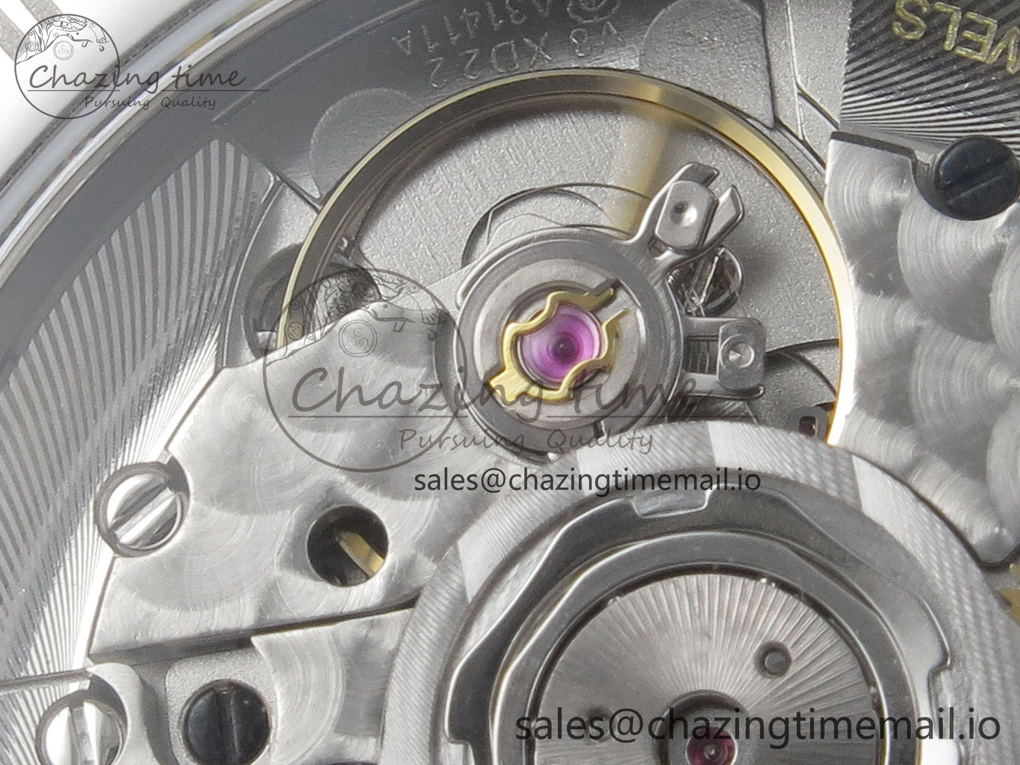 Master Collection 40mm SS AF 1:1 Best Edition Gray Roman Dial on Stainless steel bracelet A2892
