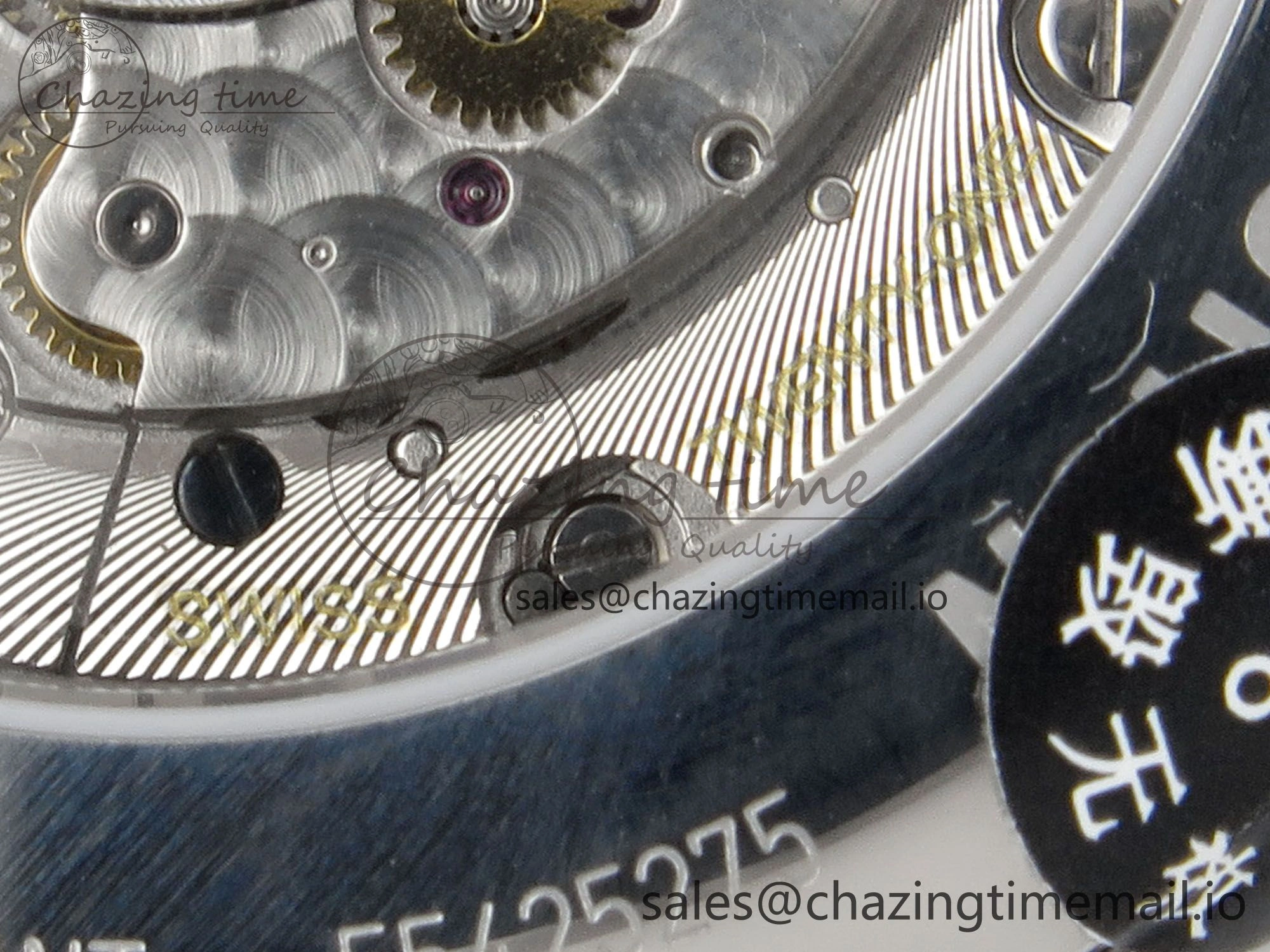 Master Collection 40mm SS AF 1:1 Best Edition Gray Roman Dial on Stainless steel bracelet A2892
