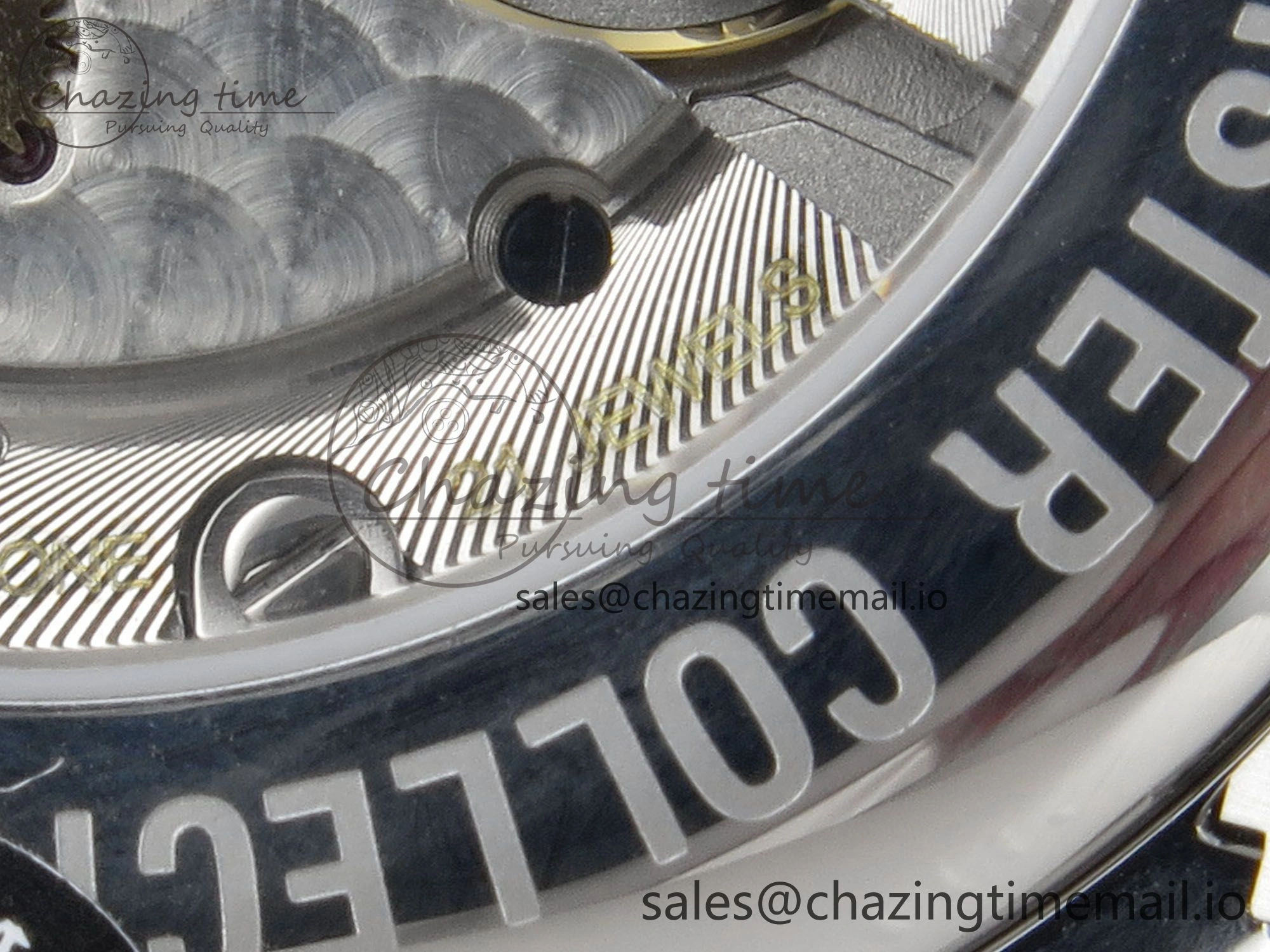 Master Collection 40mm SS AF 1:1 Best Edition Gray Roman Dial on Stainless steel bracelet A2892