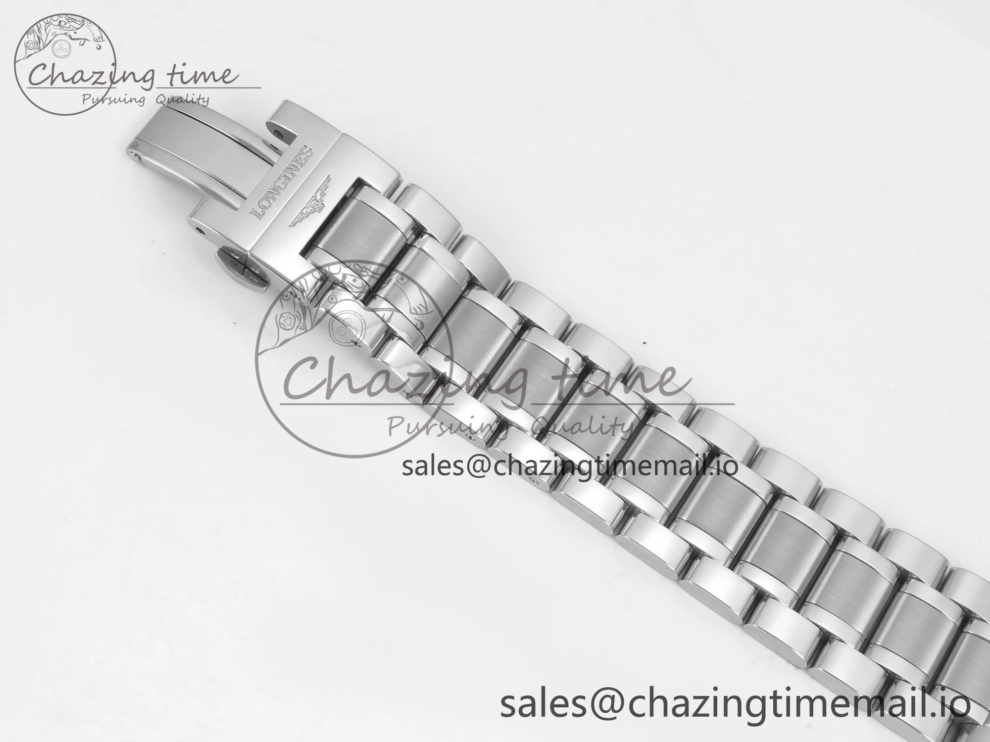 Master Collection 40mm SS AF 1:1 Best Edition Gray Roman Dial on Stainless steel bracelet A2892