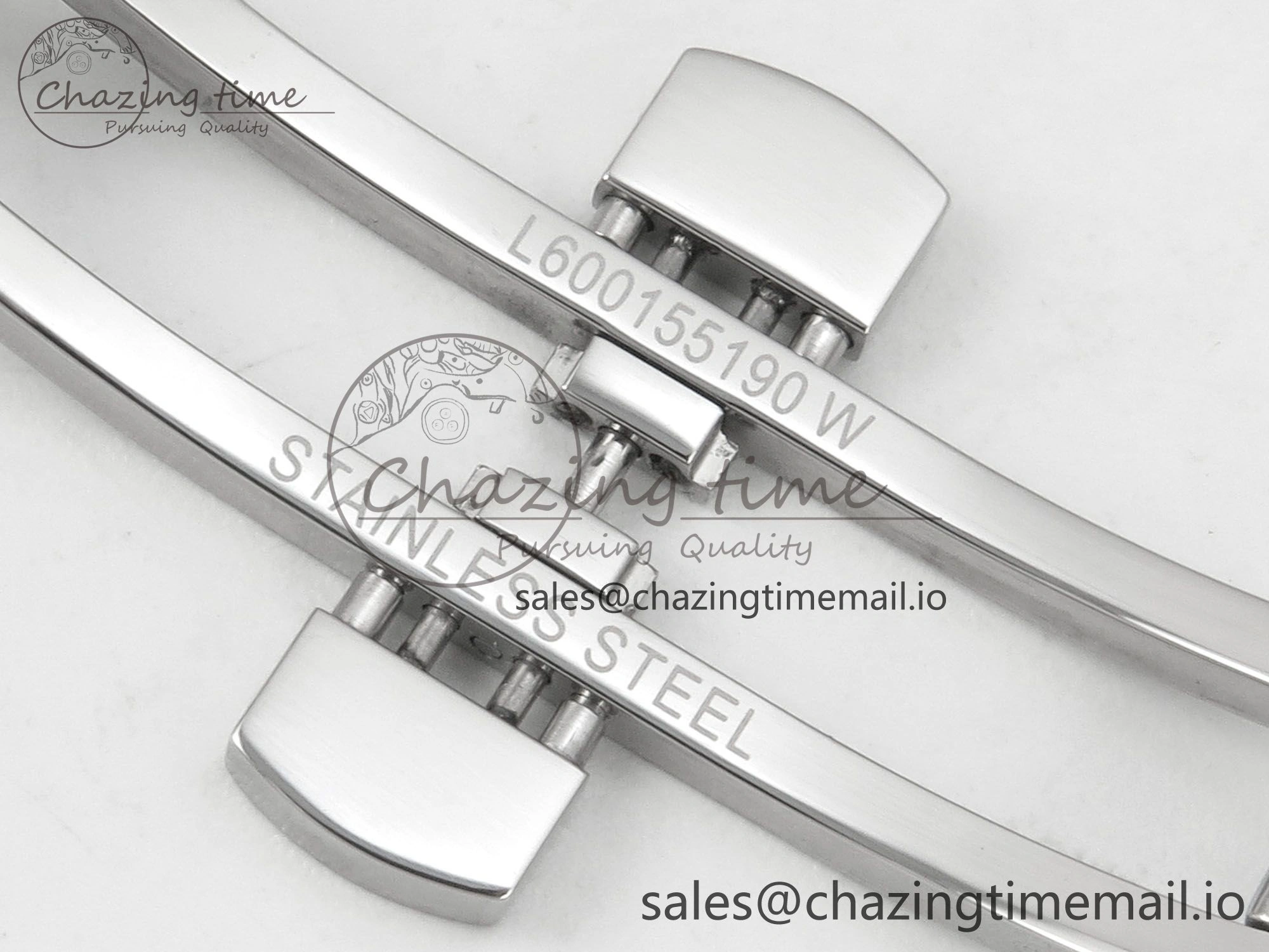 Master Collection 40mm SS AF 1:1 Best Edition Gray Roman Dial on Stainless steel bracelet A2892