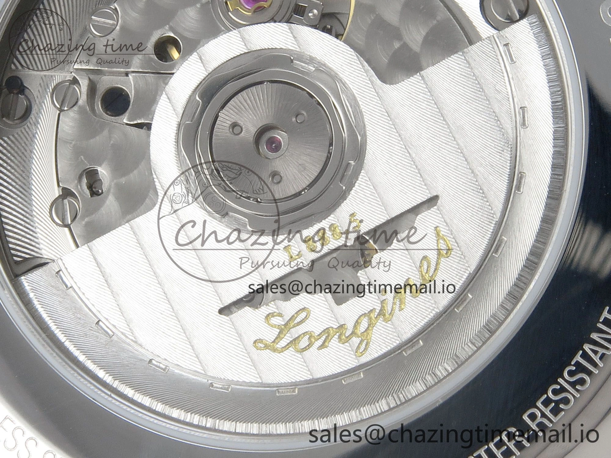 Master Collection 40mm SS AF 1:1 Best Edition Green Roman Dial on Brown Leather Strap A2892