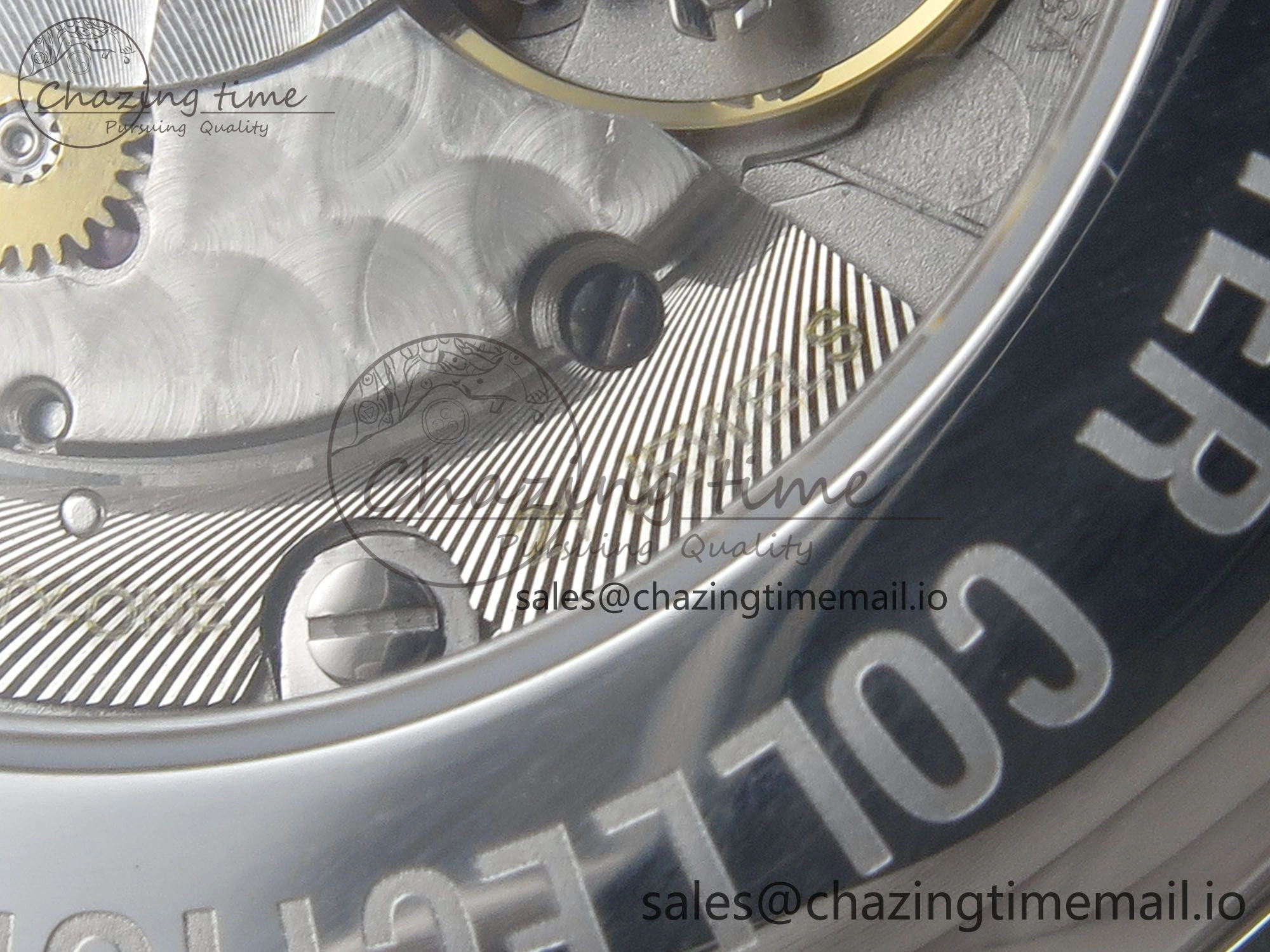 Master Collection 40mm SS AF 1:1 Best Edition Green Roman Dial on Brown Leather Strap A2892