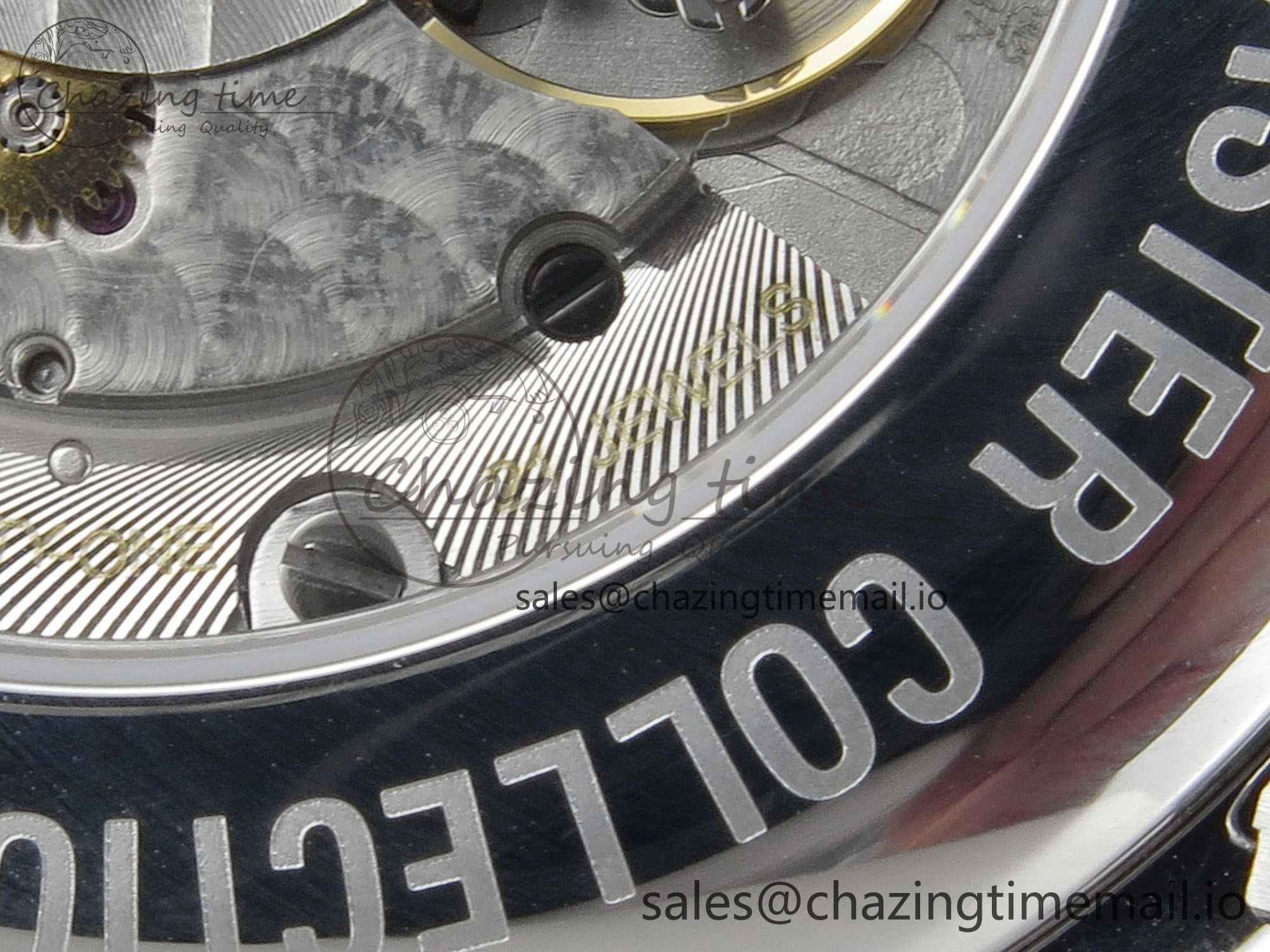 Master Collection 40mm SS AF 1:1 Best Edition Green Roman Dial on Stainless steel bracelet A2892