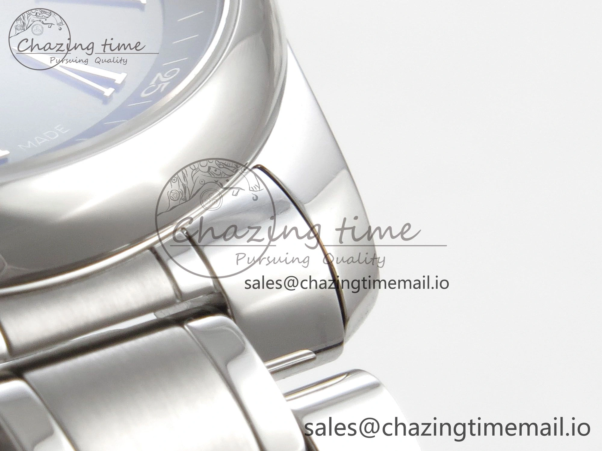 Master Collection 40mm SS AF 1:1 Best Edition Green Roman Dial on Stainless steel bracelet A2892