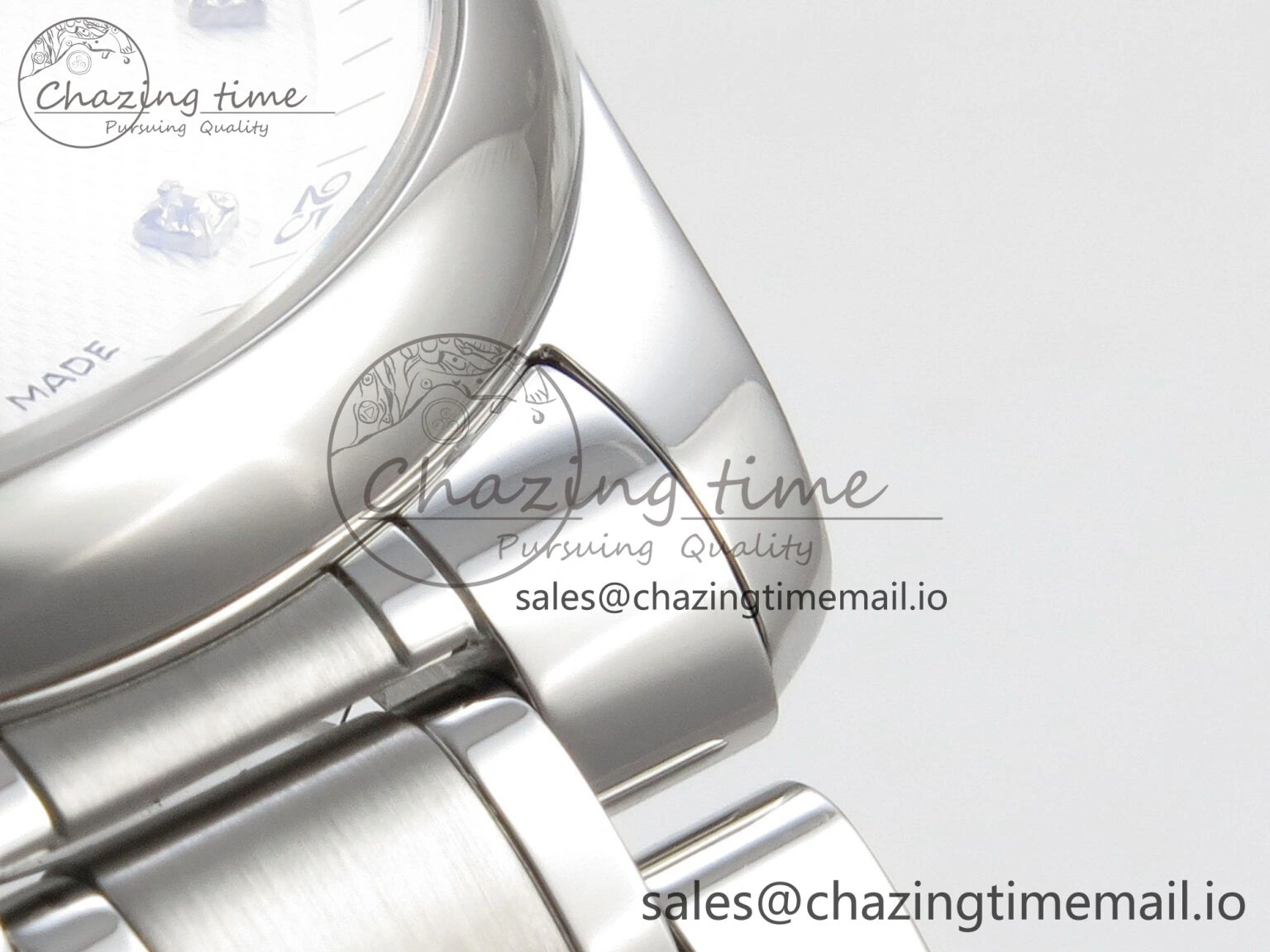 Master Collection 40mm SS AF 1:1 Best Edition Silver Dial on Stainless steel bracelet A2892