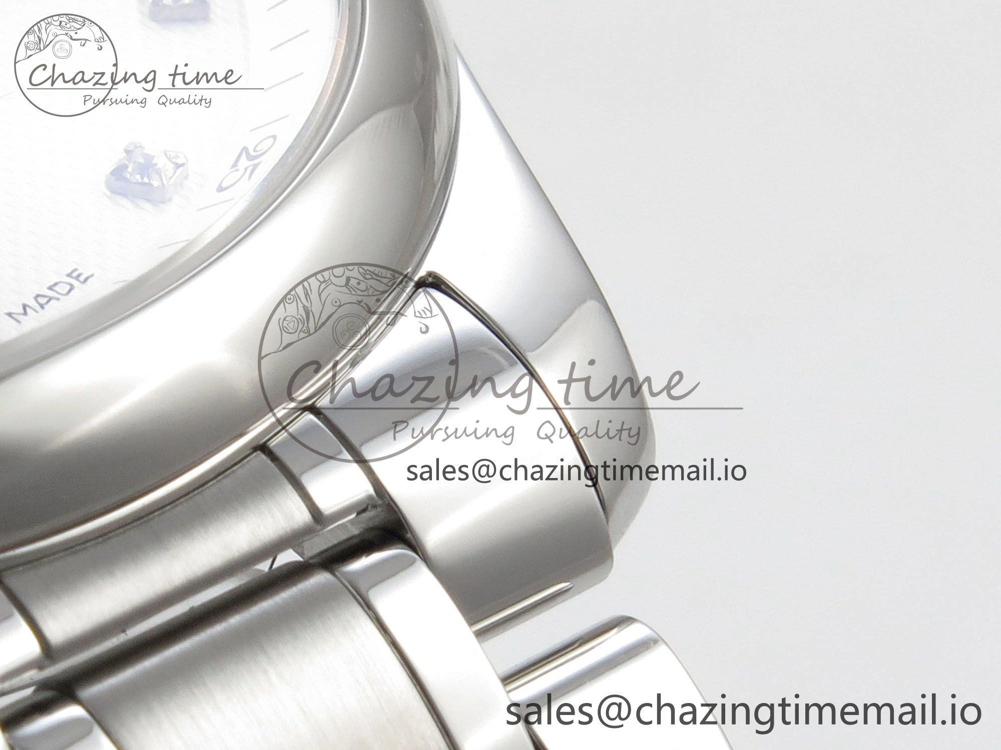 Master Collection 40mm SS AF 1:1 Best Edition Silver Dial on Stainless steel bracelet A2892