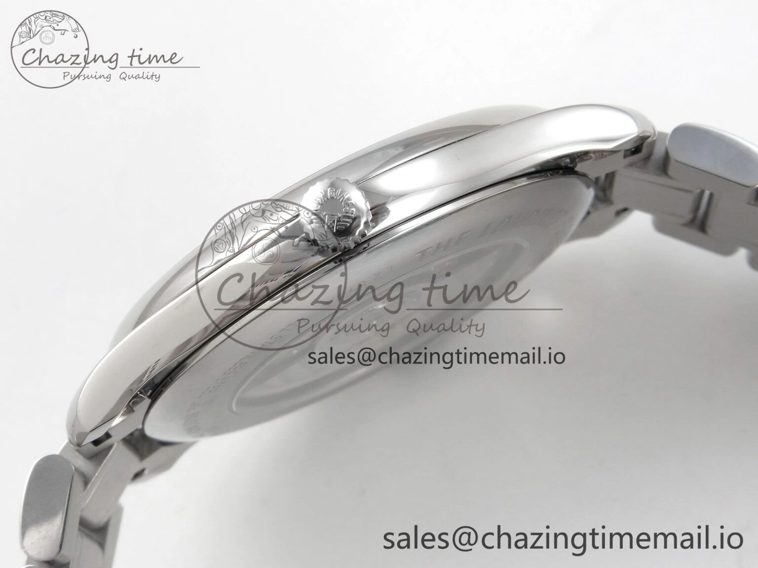 Master Collection 40mm SS AF 1:1 Best Edition White Roman Dial on Stainless steel bracelet A2892