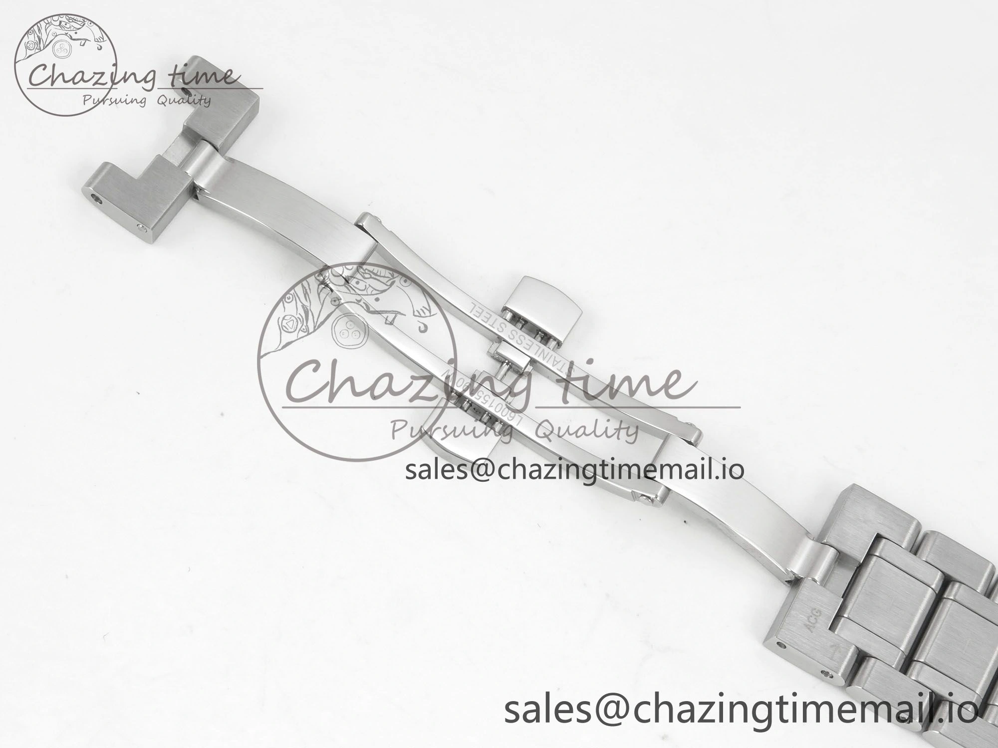 Master Collection 40mm SS AF 1:1 Best Edition White Roman Dial on Stainless steel bracelet A2892