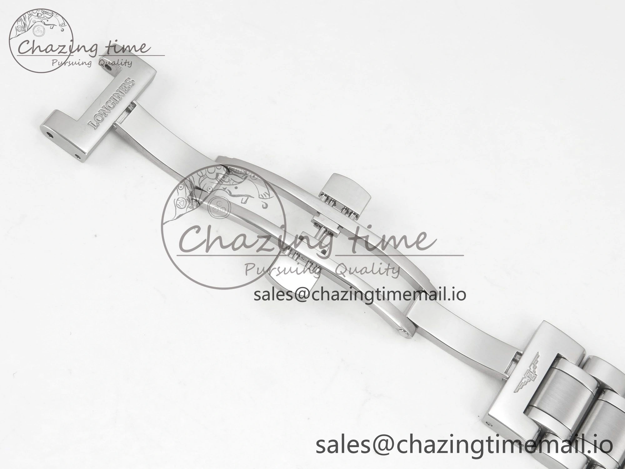 Master Collection 40mm SS AF 1:1 Best Edition White Roman Dial on Stainless steel bracelet A2892
