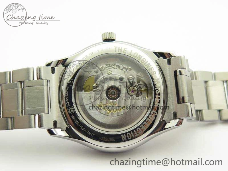 Master Collection SS LGF 1:1 Best Edition White Dial On SS Bracelet