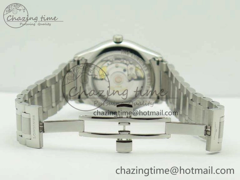 Master Collection SS LGF 1:1 Best Edition White Dial On SS Bracelet