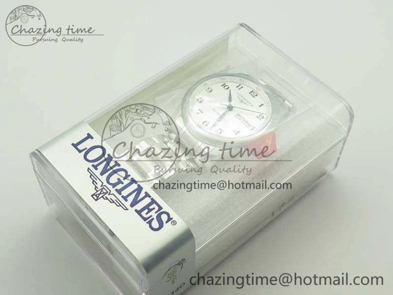 Master Collection SS LGF 1:1 Best Edition White Dial On SS Bracelet