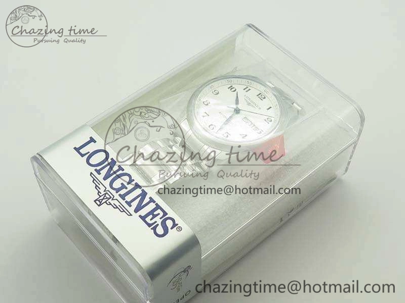 Master Collection SS LGF 1:1 Best Edition White Dial On SS Bracelet