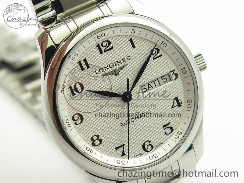 Master Collection SS LGF 1:1 Best Edition White Dial On SS Bracelet