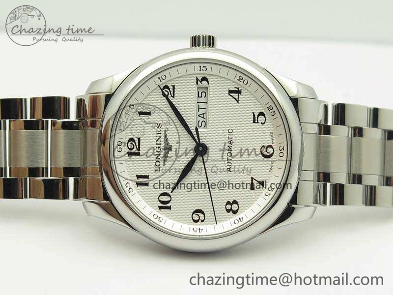 Master Collection SS LGF 1:1 Best Edition White Dial On SS Bracelet