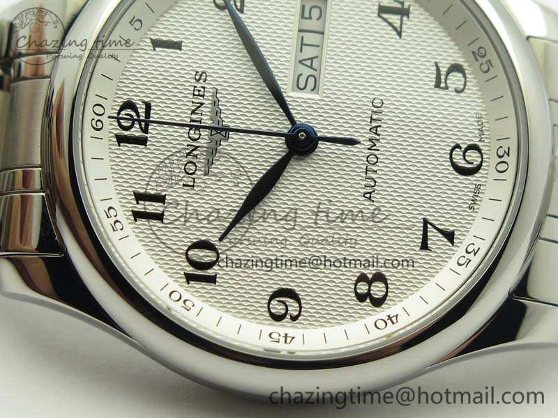 Master Collection SS LGF 1:1 Best Edition White Dial On SS Bracelet