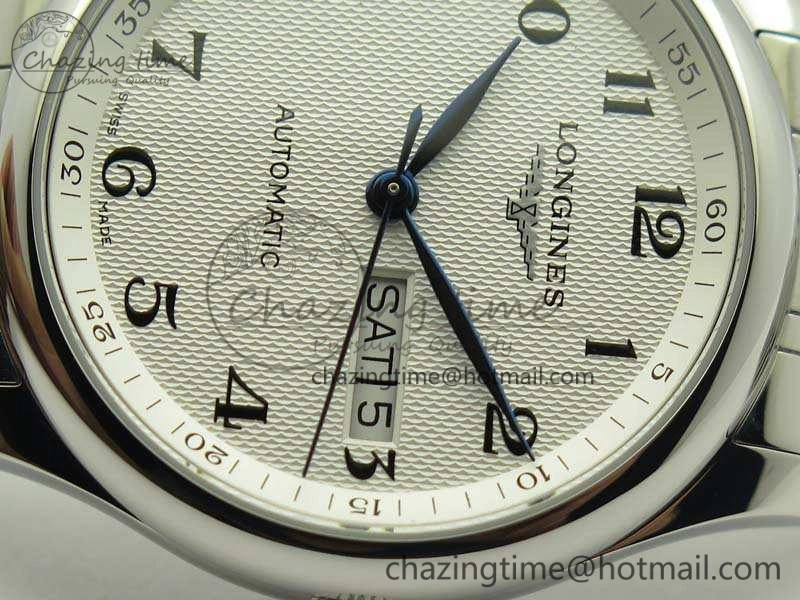 Master Collection SS LGF 1:1 Best Edition White Dial On SS Bracelet