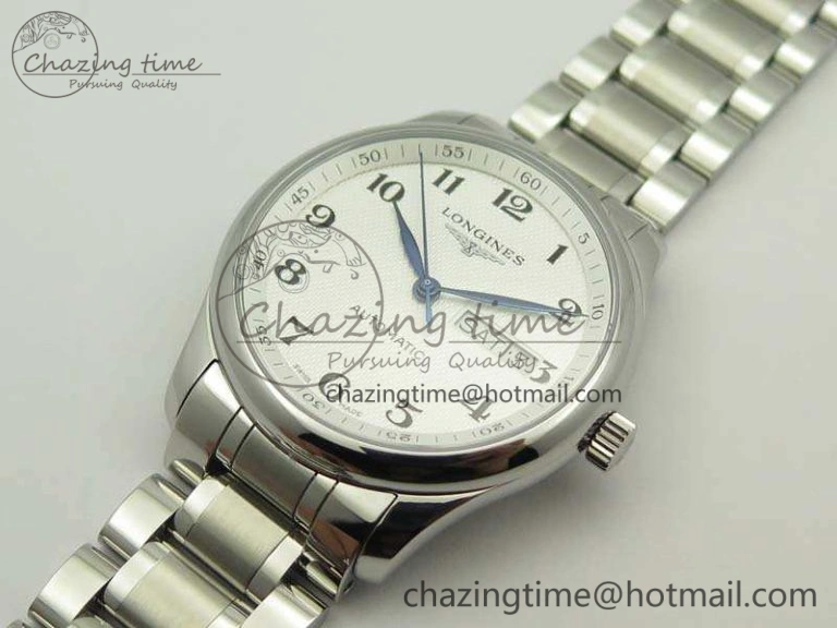 Master Collection SS LGF 1:1 Best Edition White Dial On SS Bracelet