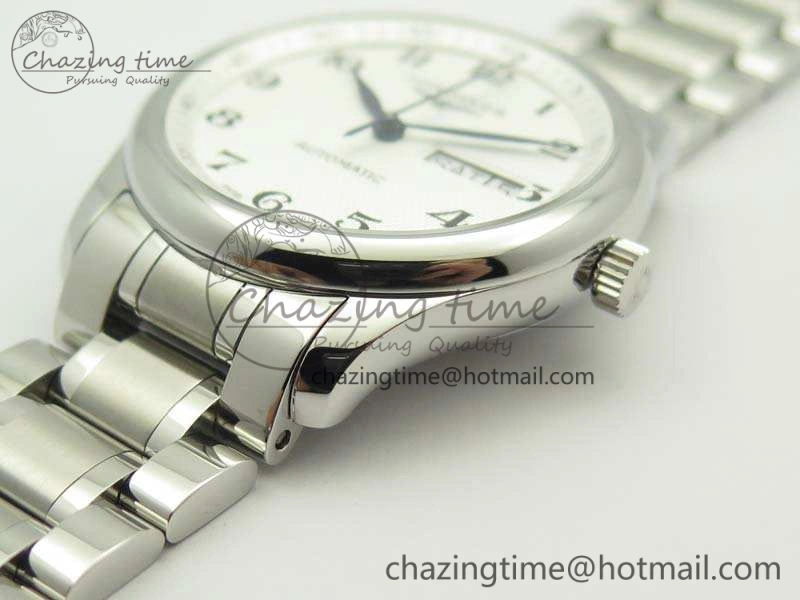 Master Collection SS LGF 1:1 Best Edition White Dial On SS Bracelet
