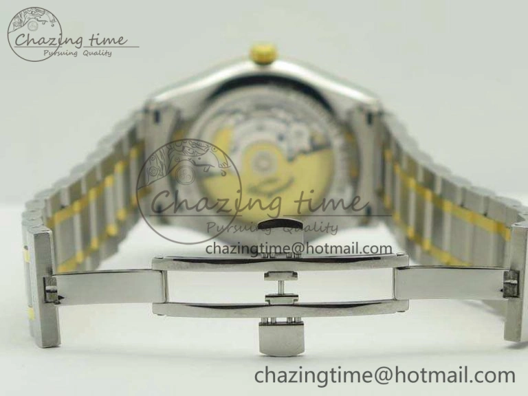 Master Collection SS YG LGF 1:1 Best Edition Gold Dial On SS YG Bracelet A2836