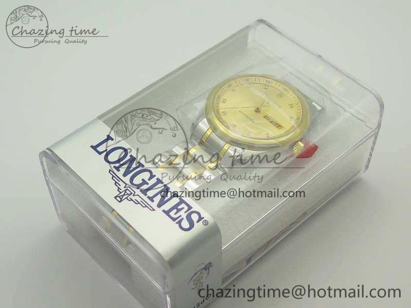 Master Collection SS YG LGF 1:1 Best Edition Gold Dial On SS YG Bracelet A2836