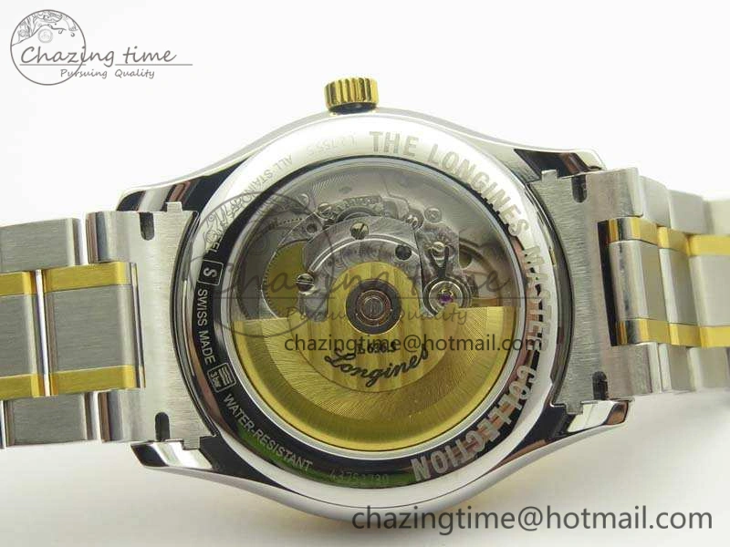 Master Collection SS YG LGF 1:1 Best Edition Gold Dial On SS YG Bracelet A2836
