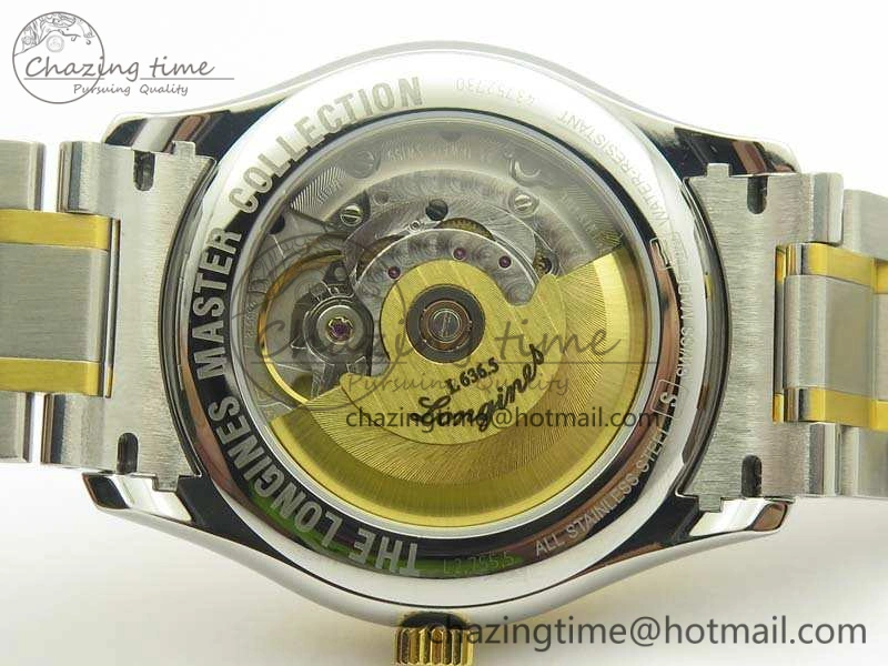 Master Collection SS YG LGF 1:1 Best Edition Gold Dial On SS YG Bracelet A2836