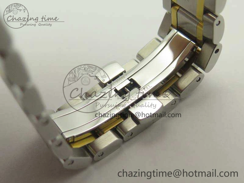 Master Collection SS YG LGF 1:1 Best Edition Gold Dial On SS YG Bracelet A2836