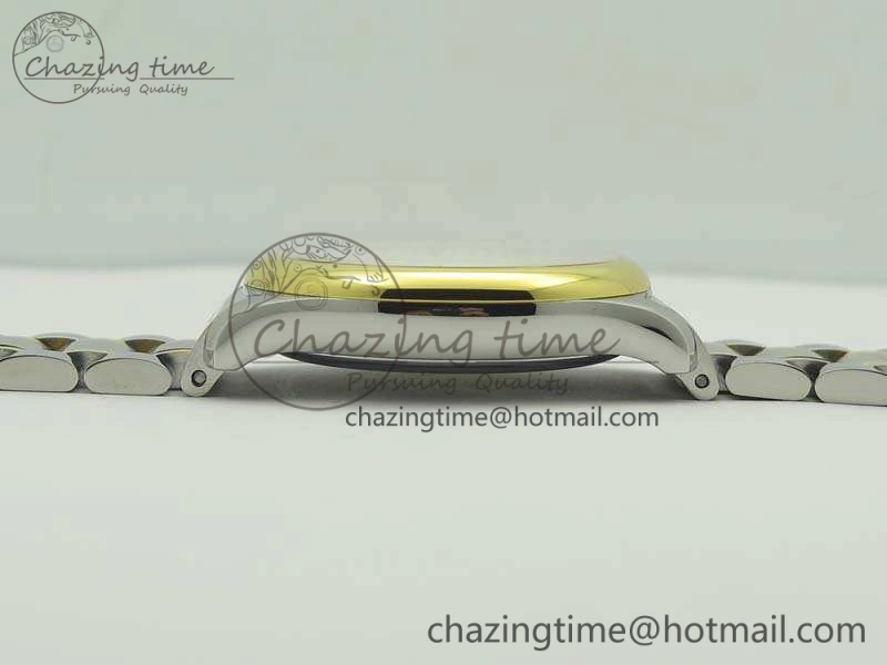 Master Collection SS YG LGF 1:1 Best Edition White Dial On SS YG Bracelet A2836