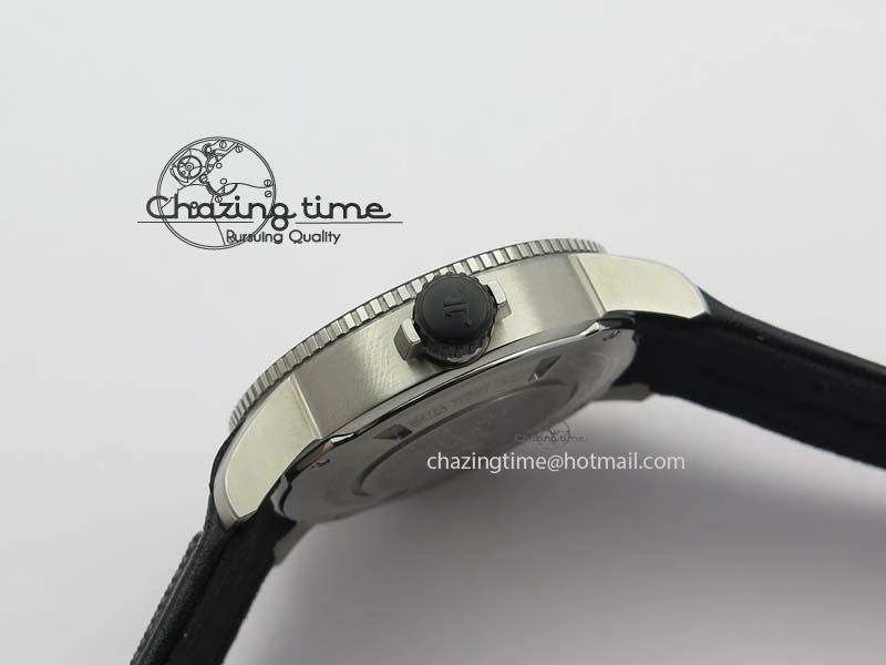 Master Compressor Diving Automatic Navy SEALS 1:1 Noob Best Edition On Black Leather Strap A2824