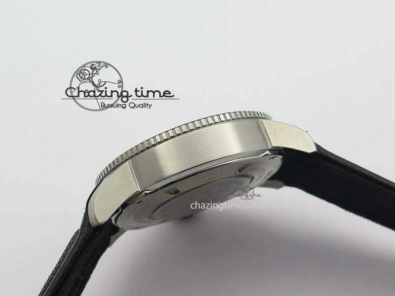 Master Compressor Diving Automatic Navy SEALS 1:1 Noob Best Edition On Black Leather Strap A2824