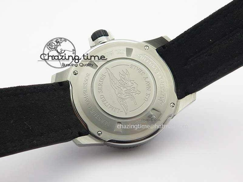Master Compressor Diving Automatic Navy SEALS 1:1 Noob Best Edition On Black Leather Strap A2824