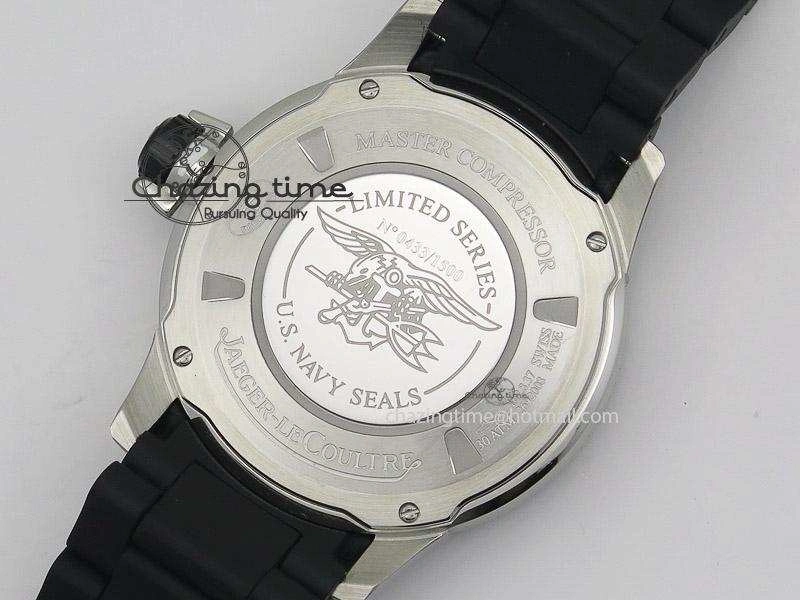 Master Compressor Diving Automatic Navy Seals on Rubber Bracelet
