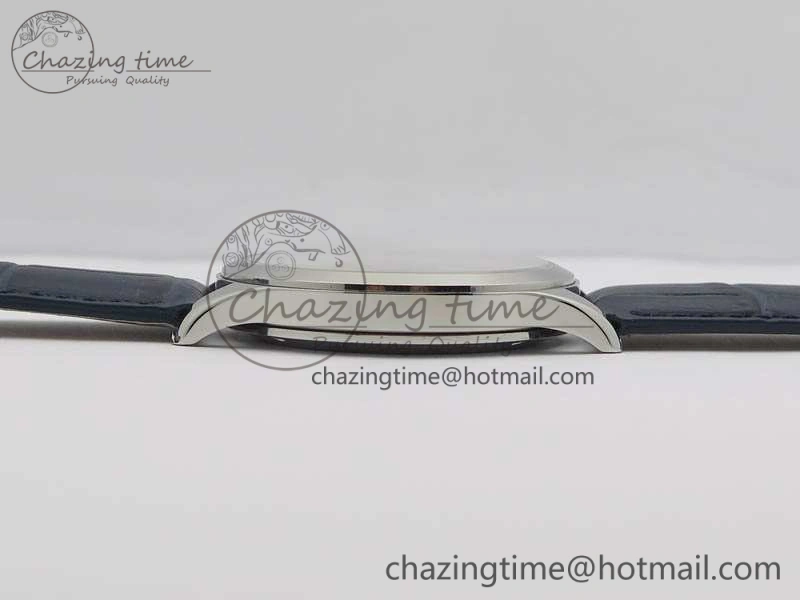 Master Control Date 1548530 SS ZF 1:1 Best Edition White Dial On Blue Leather Strap A899 1