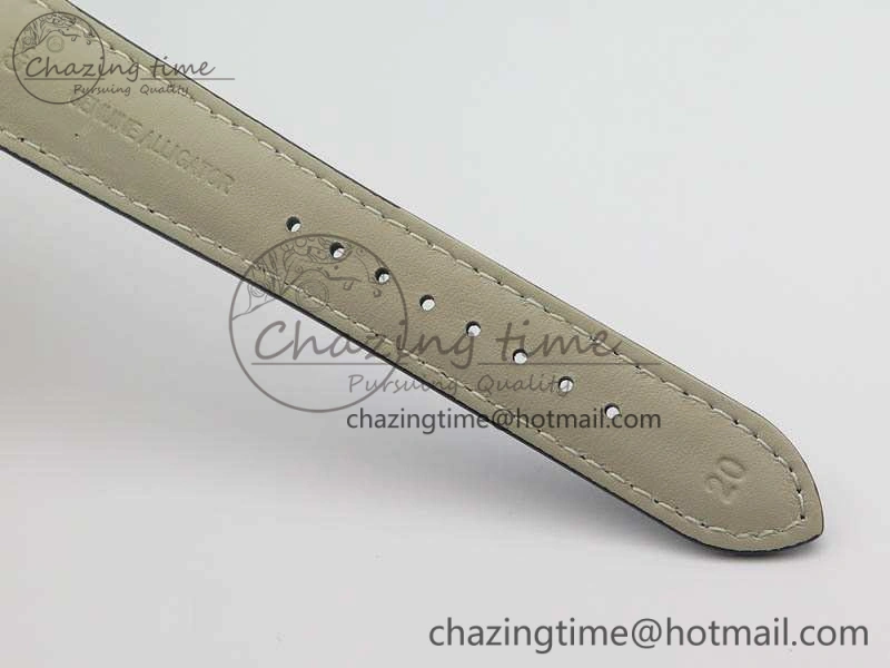 Master Control Date 1548530 SS ZF 1:1 Best Edition White Dial On Blue Leather Strap A899 1