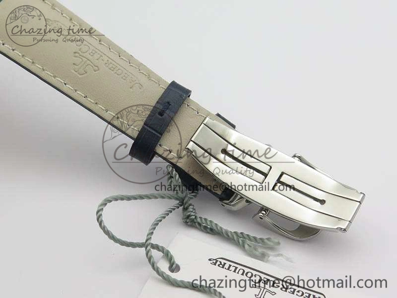 Master Control Date 1548530 SS ZF 1:1 Best Edition White Dial On Blue Leather Strap A899 1