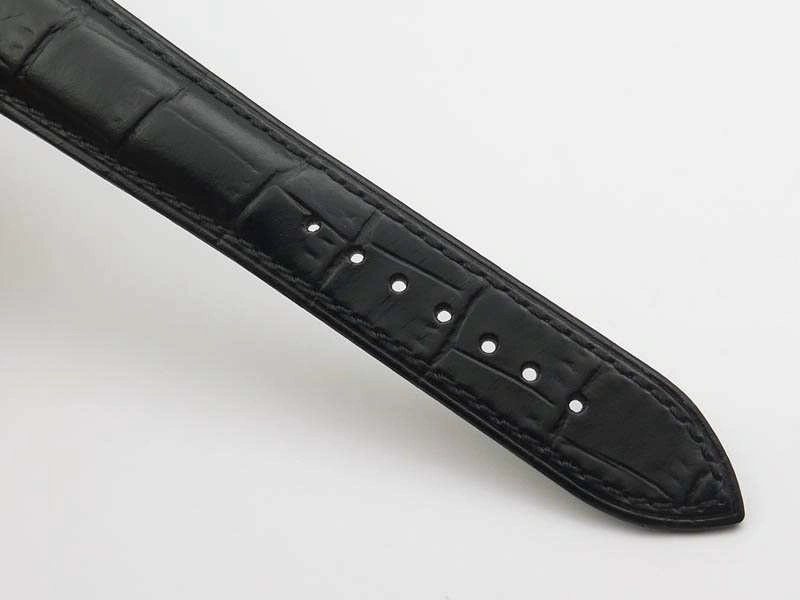 Master Control Power Reserve RG Black Dial On Black Leather Strap A939